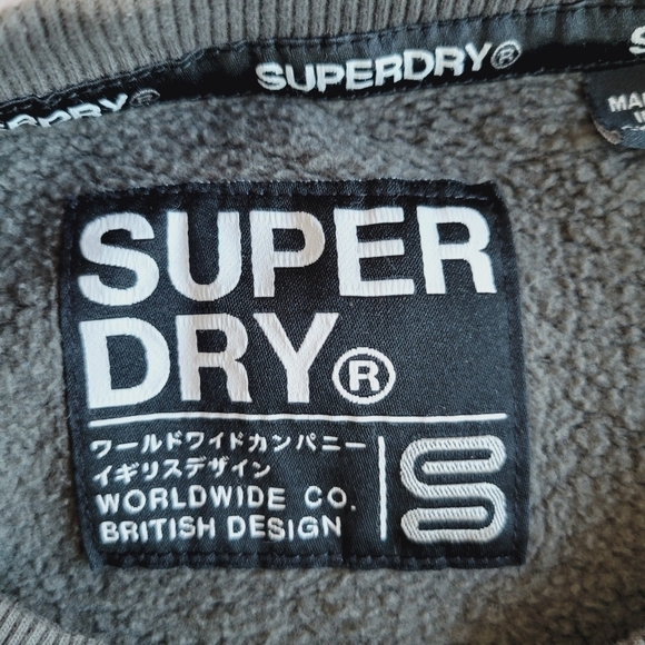 Superdry Gray Sweatshirt - Picture 7 of 12
